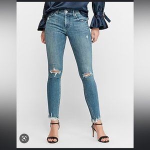 Express ankle legging high rise jean size 18